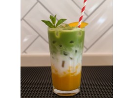 Buzlu Mango Püreli Matcha Latte