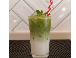 Buzlu Vanilyalı Matcha Latte